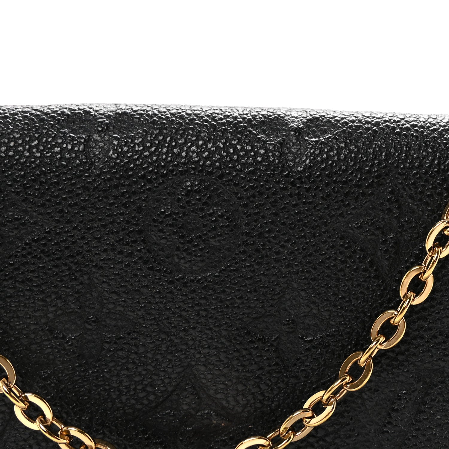 Louis Vuitton Empreinte Pochette Felicie Chain Wallet Black 8 of 10