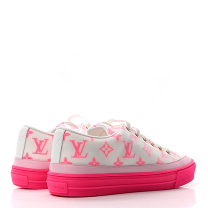 Louis Vuitton Technical Fabric Monogram Stellar Sneakers 39 Rose Pop 4 of 8