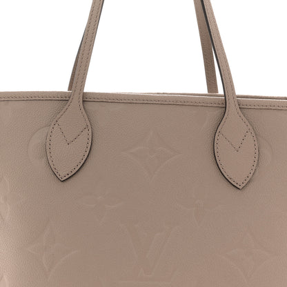 Louis Vuitton Empreinte Monogram Giant Neverfull MM Tourterelle 7 of 9