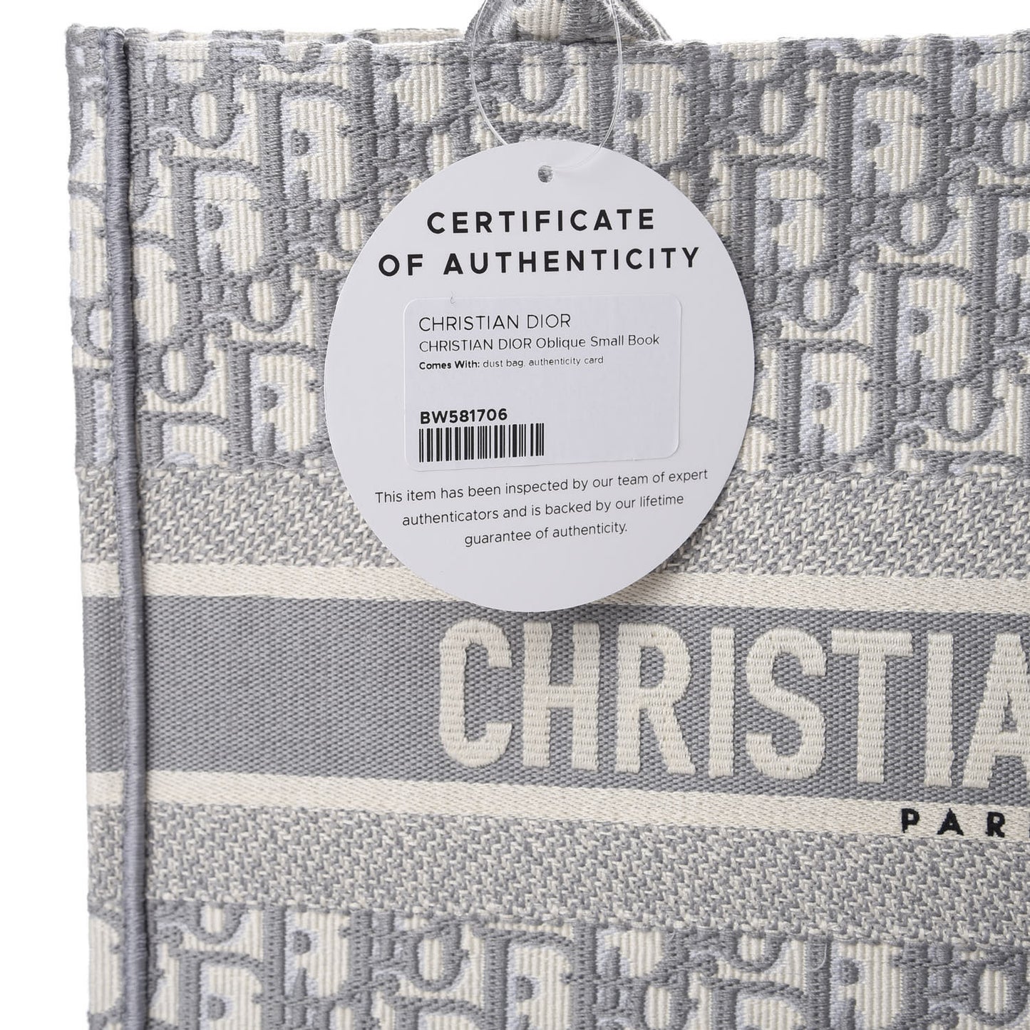 Oblique Medium Book Tote Grey