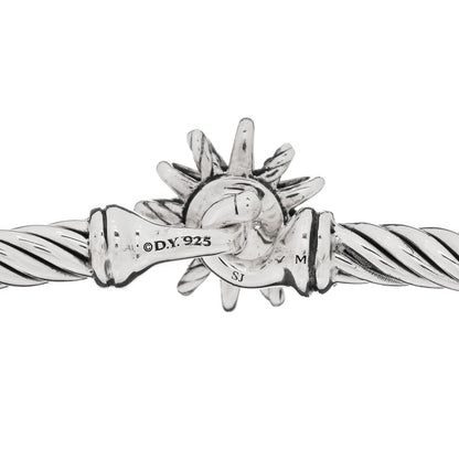 David Yurman Sterling Silver Diamond Starburst Bracelet 3 of 3