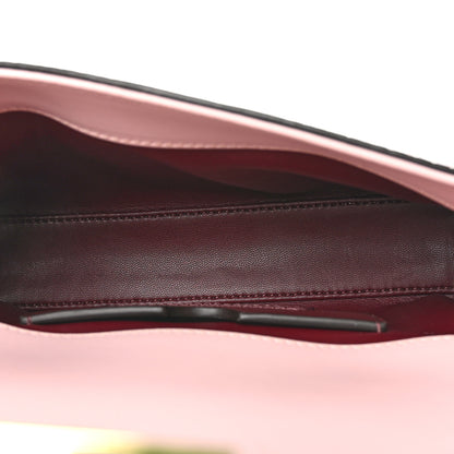 Givenchy Calfskin Crocodile Embossed Mini Eden Top Handle Pink 5 of 9