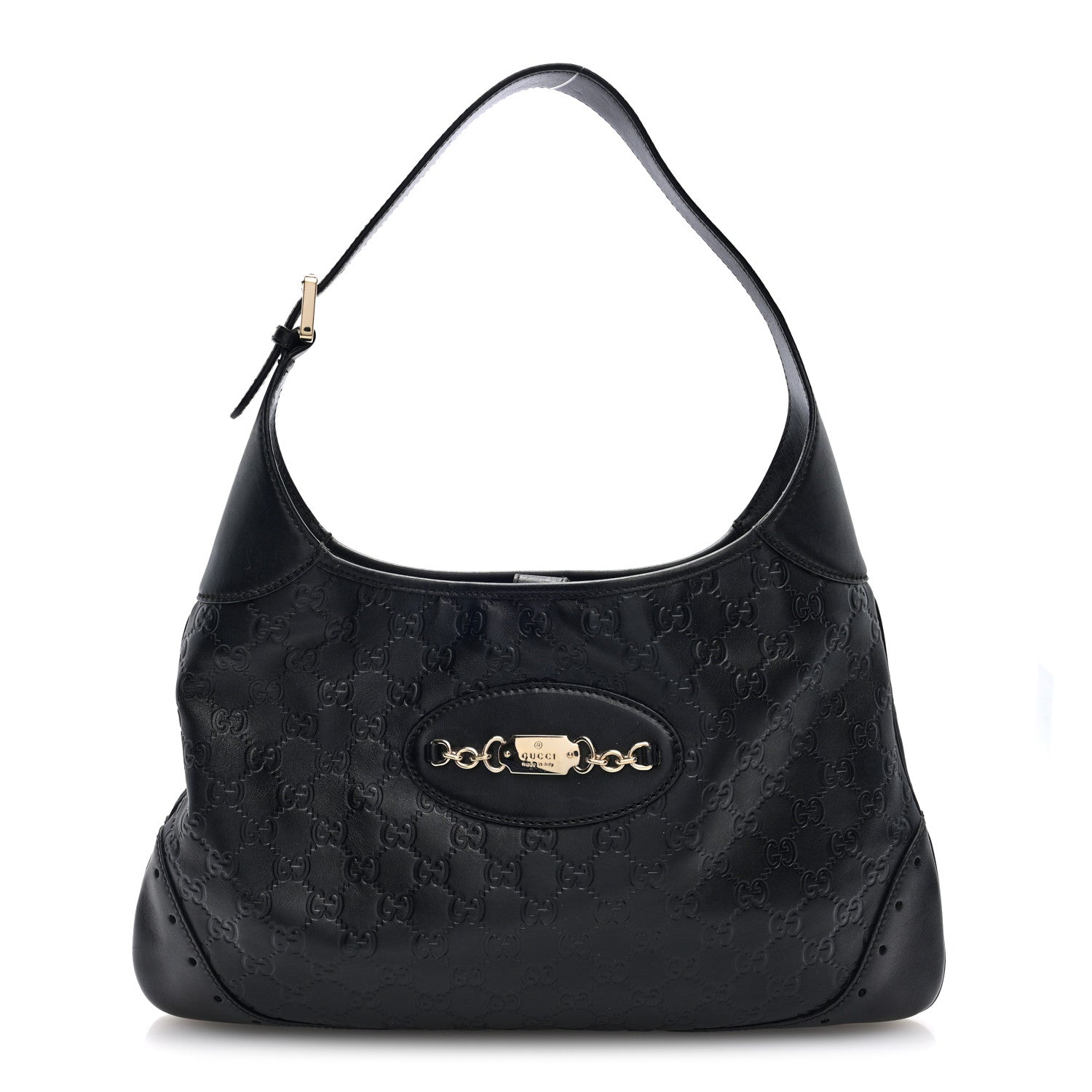Gucci Guccissima Punch Hobo Black 1 of 10
