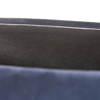 Saint Laurent Suede Sulpice Monogram Medium Shoulder Bag Navy 12 of 16