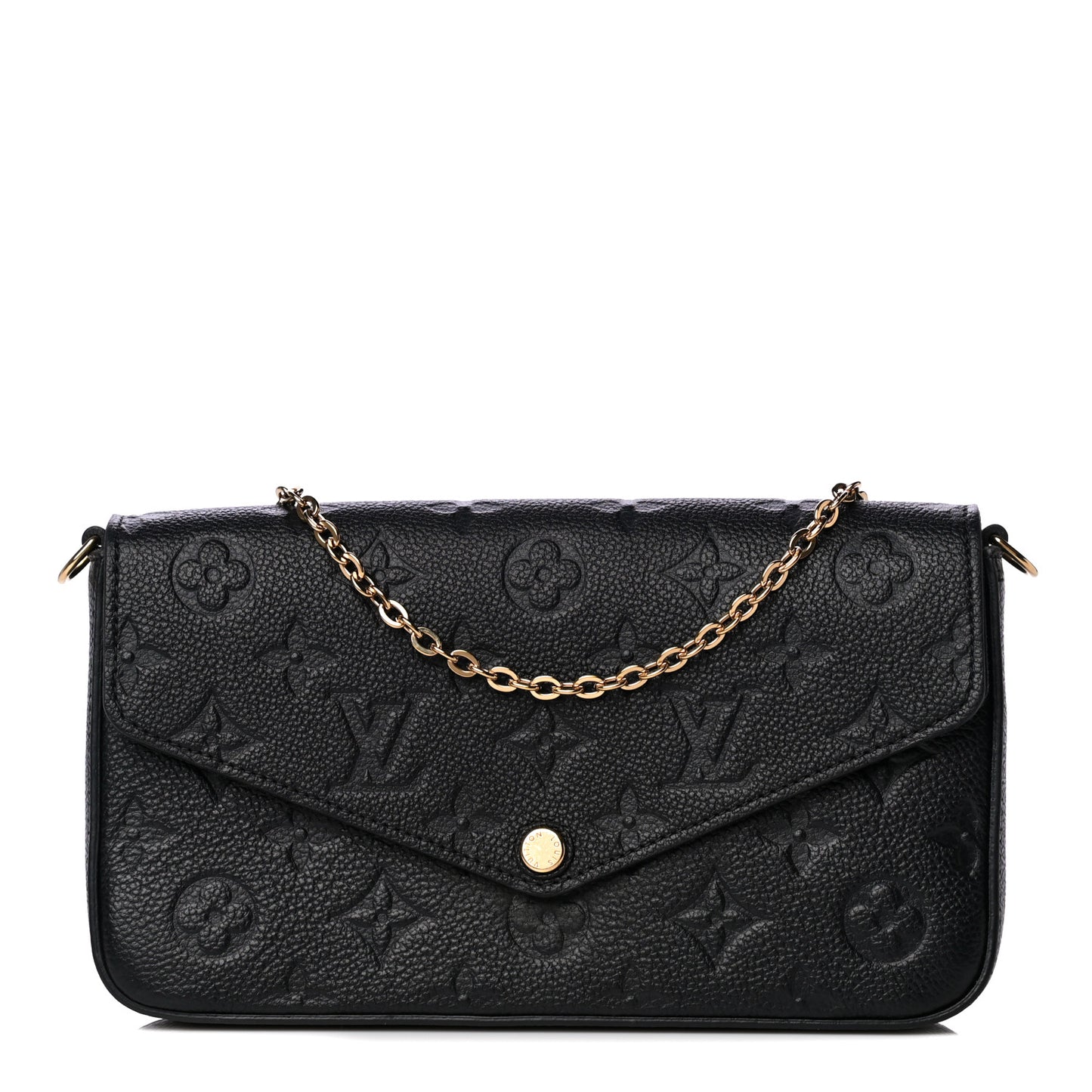 Empreinte Pochette Felicie Chain Wallet Black