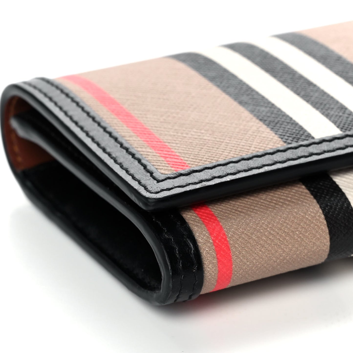 E-Canvas Icon Stripe Halton Continental Wallet Archive Beige