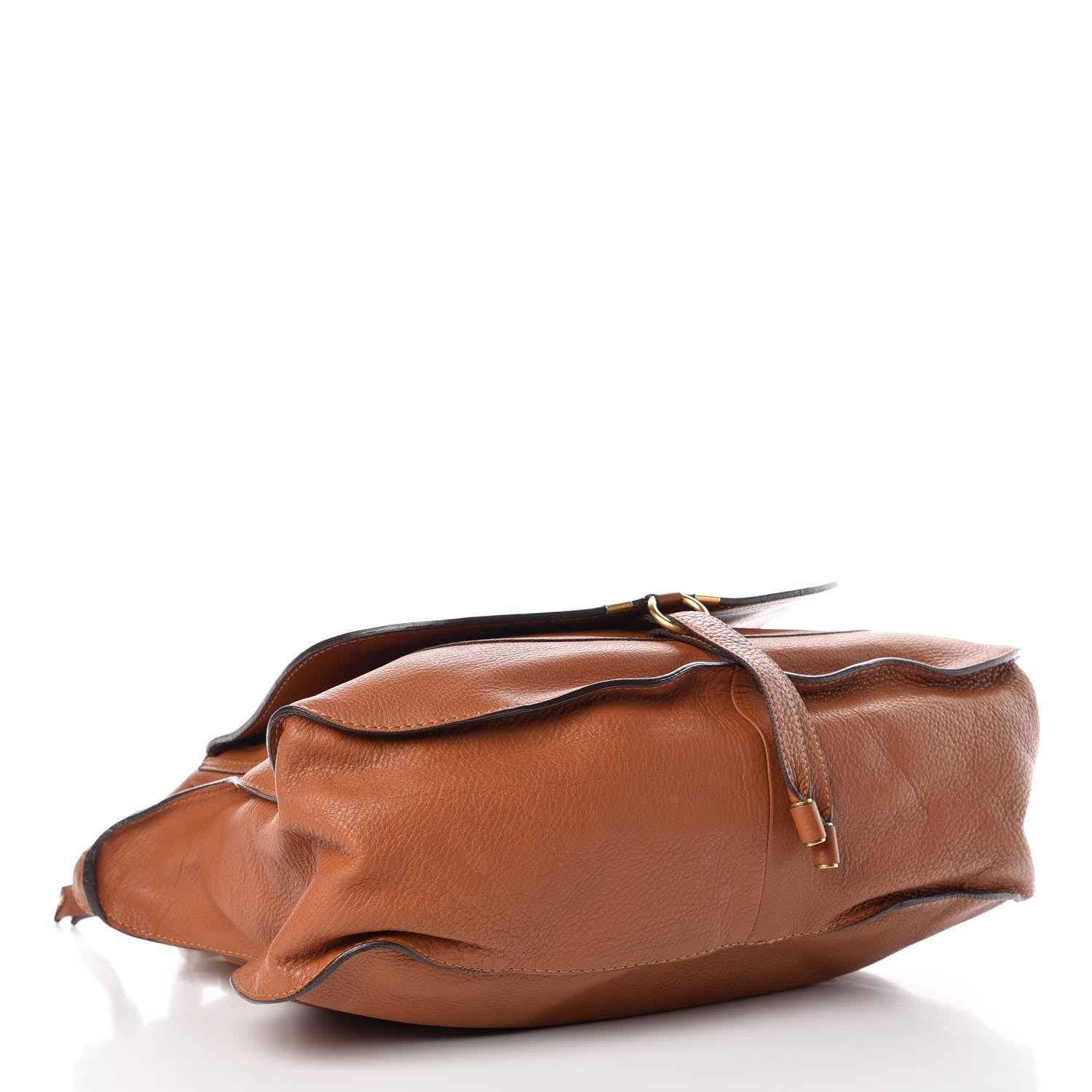 Chloe Calfskin Large Marcie Satchel Tan 4 of 17