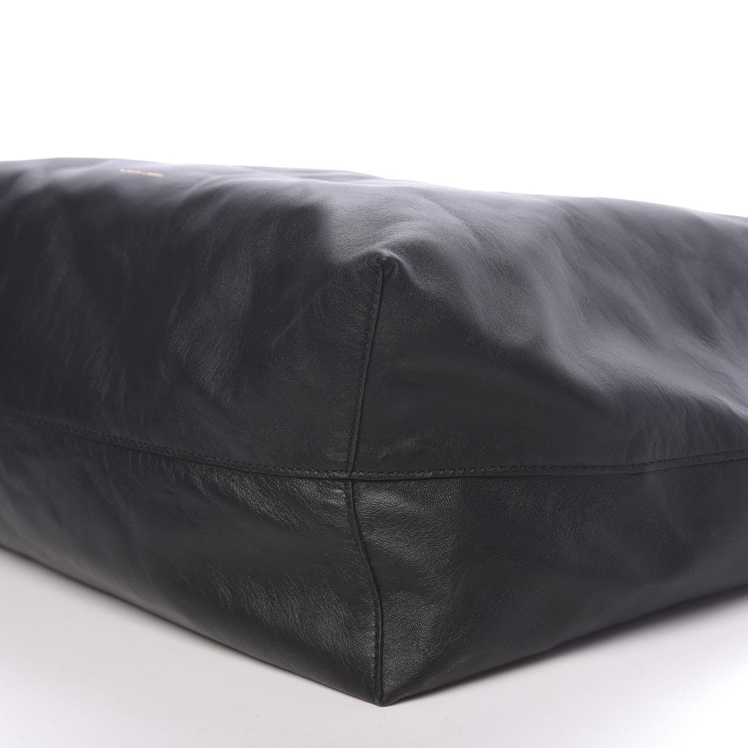 Mansur Gavriel Lambskin Oversized Tote Black 10 of 10