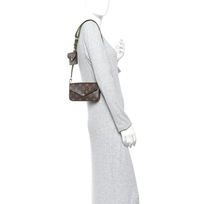 Louis Vuitton Monogram Felicie Strap & Go Kaki 2 of 12