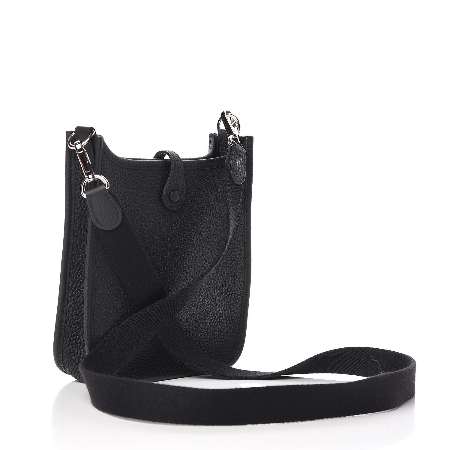 Hermes Taurillon Clemence Evelyne TPM Black 3 of 11