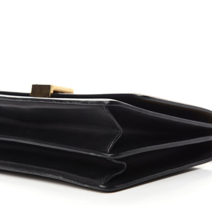 Celine Calfskin Bi-Color Small Case Flap Black Camel 7 of 15