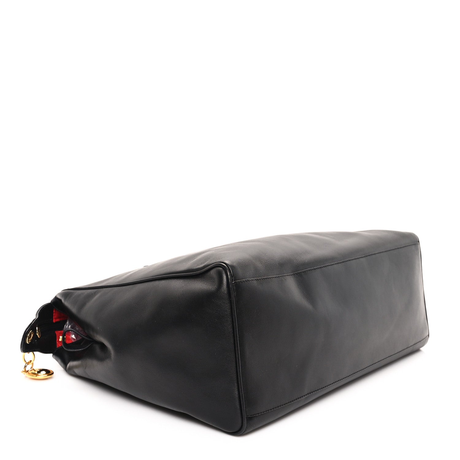 Christian Dior Lambskin Shoulder Bag Black 4 of 12