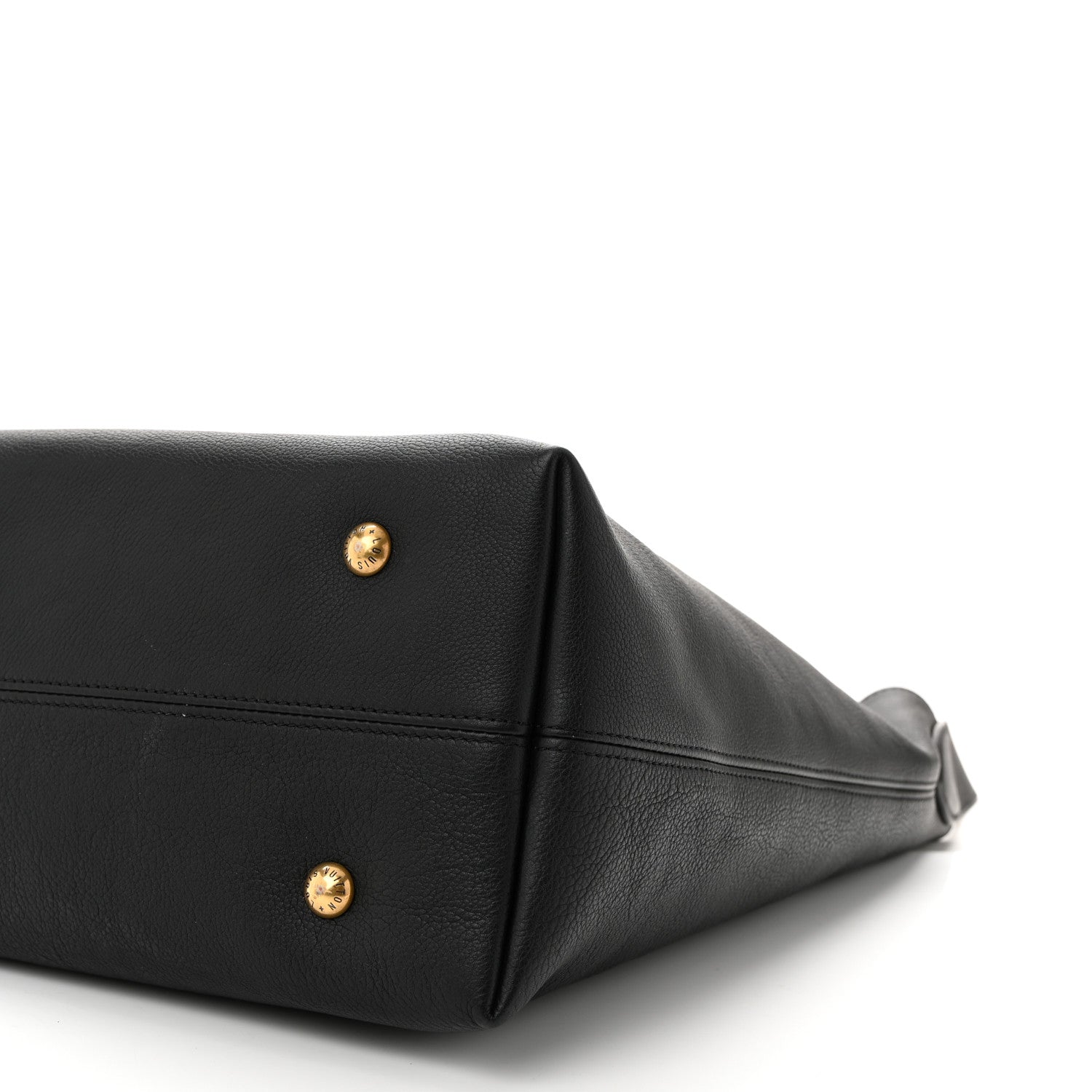 Louis Vuitton Grained Calfskin Low Key Hobo MM Black 9 of 9