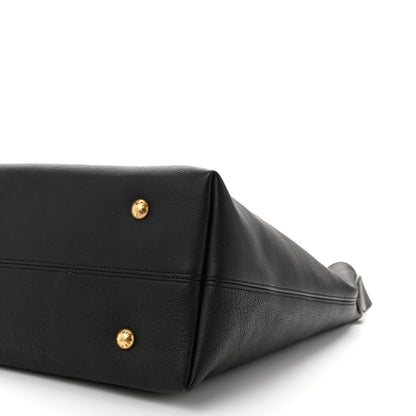 Louis Vuitton Grained Calfskin Low Key Hobo MM Black 9 of 9