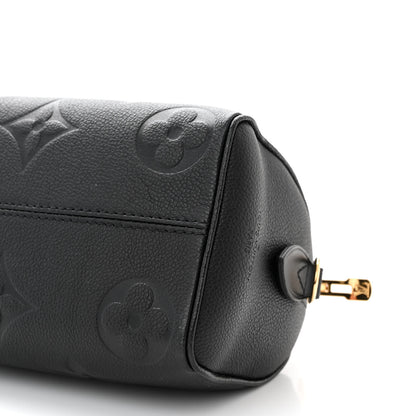 Louis Vuitton Empreinte Monogram Giant Speedy Bandouliere 20 Black 9 of 9