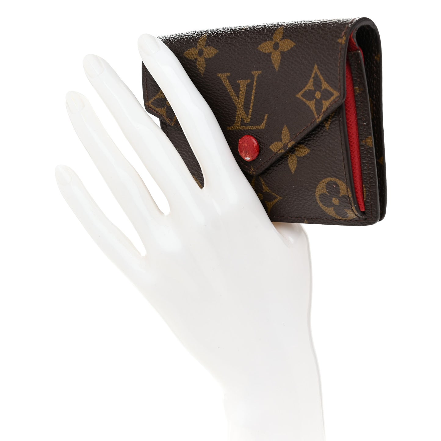 Monogram Compact Marie Wallet Rouge