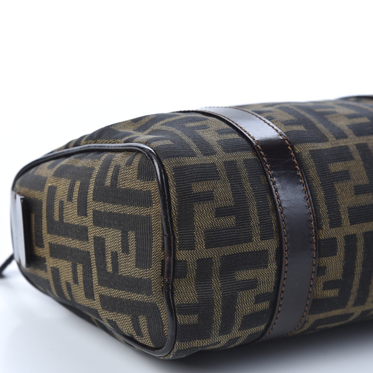 Fendi Zucca Mini Boston Satchel Tobacco 6 of 10