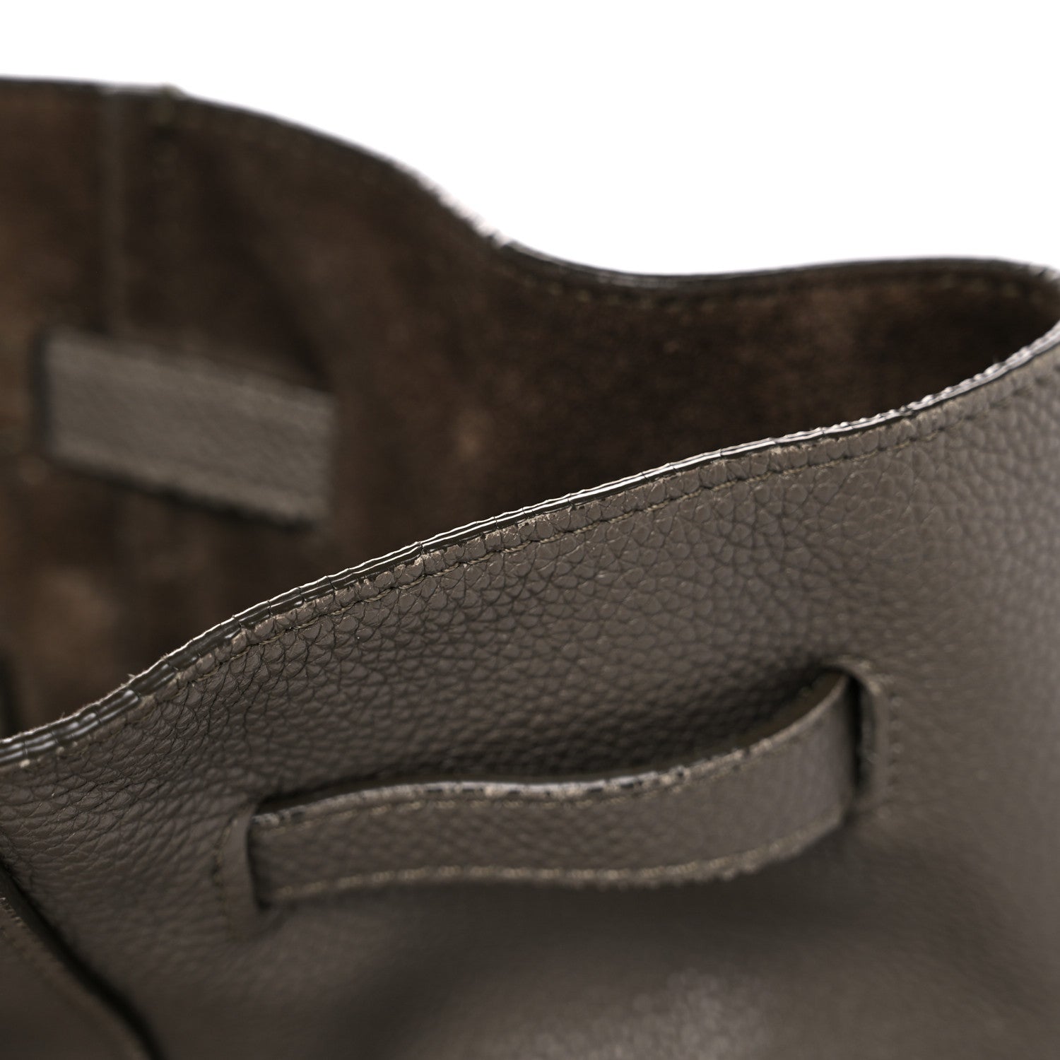 Celine Soft Grained Calfskin Small Belt Cabas Phantom Taupe 27 of 27