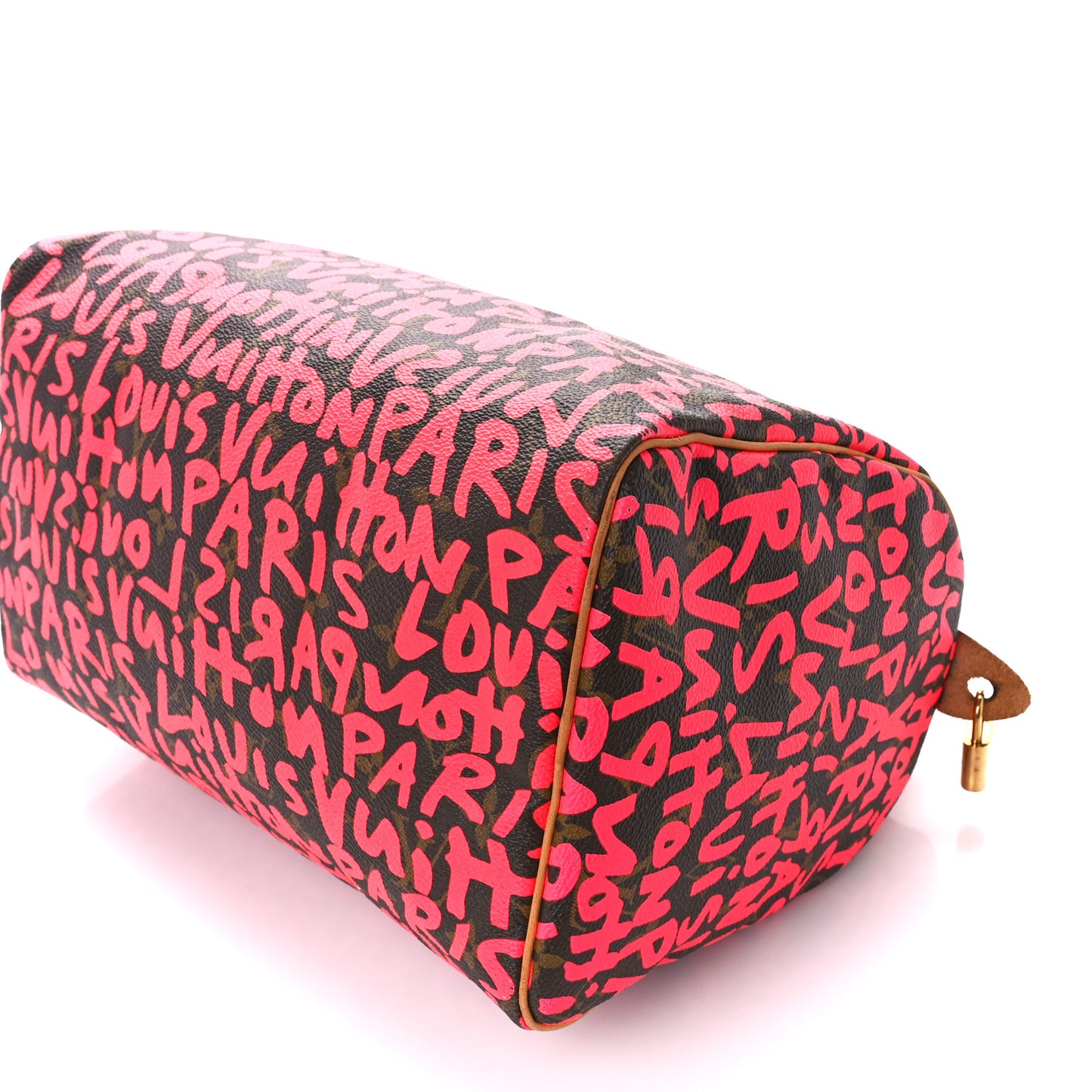 Monogram Graffiti Speedy 30 Fuchsia
