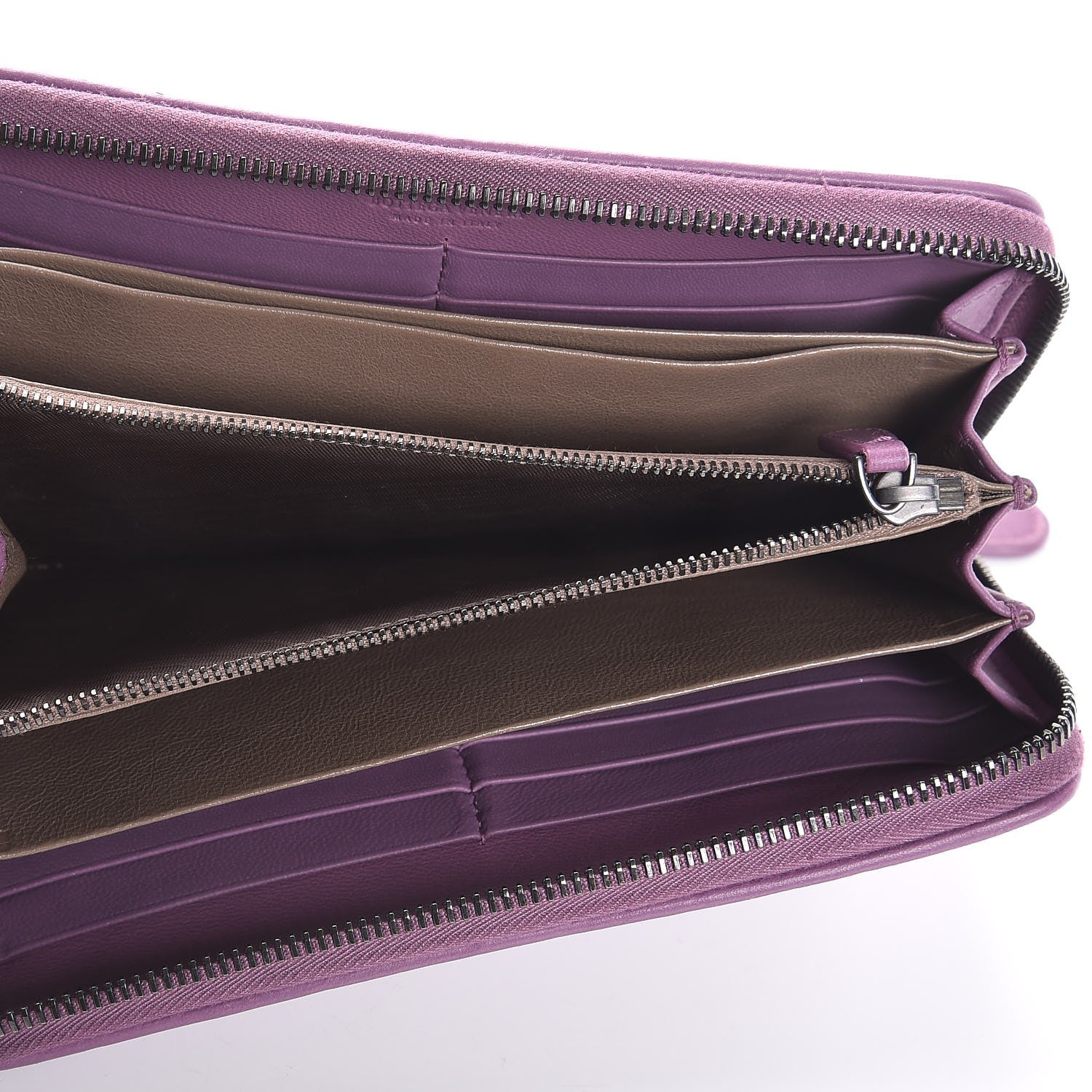 Bottega Veneta Nappa Intrecciato Zip Around Wallet Corot 5 of 9