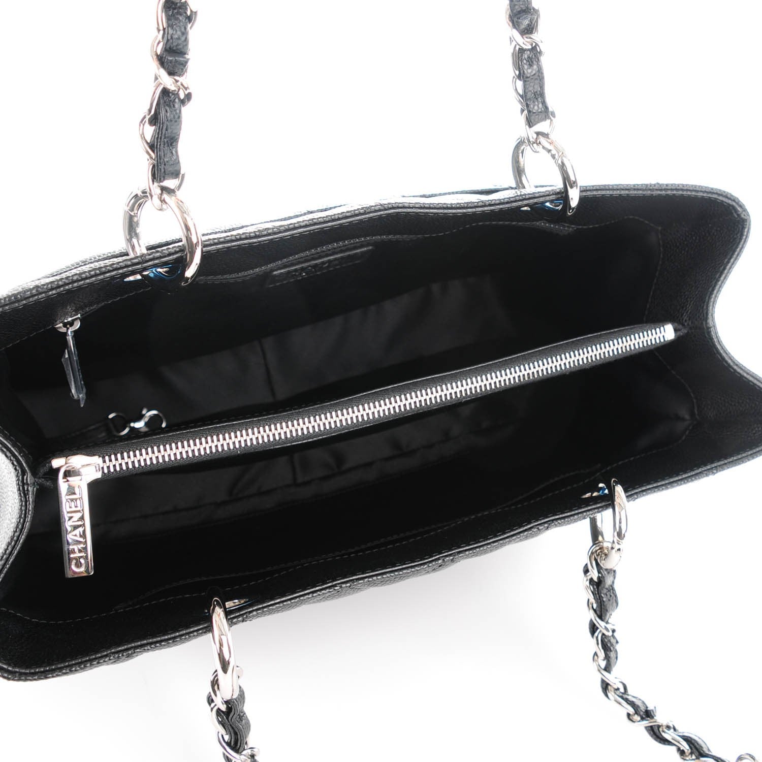 Chanel Caviar Quilted Grand Shopping Tote GST Black 5 of 7