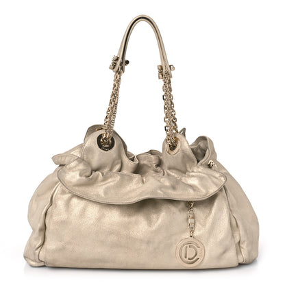 Christian Dior Metallic Lambskin Medium Le Trente Tote Gold 1 of 12