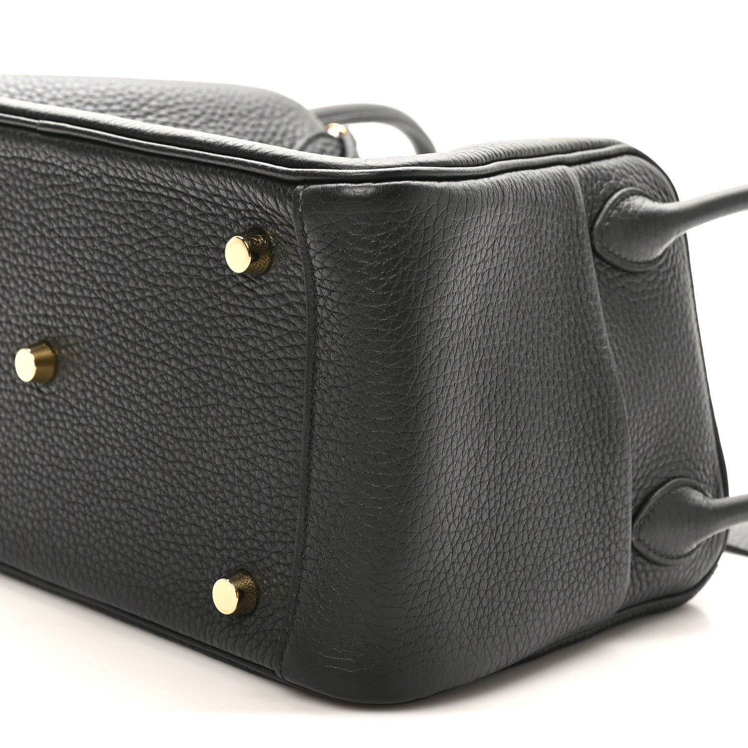Hermes Taurillon Clemence Lindy 26 Black 10 of 11