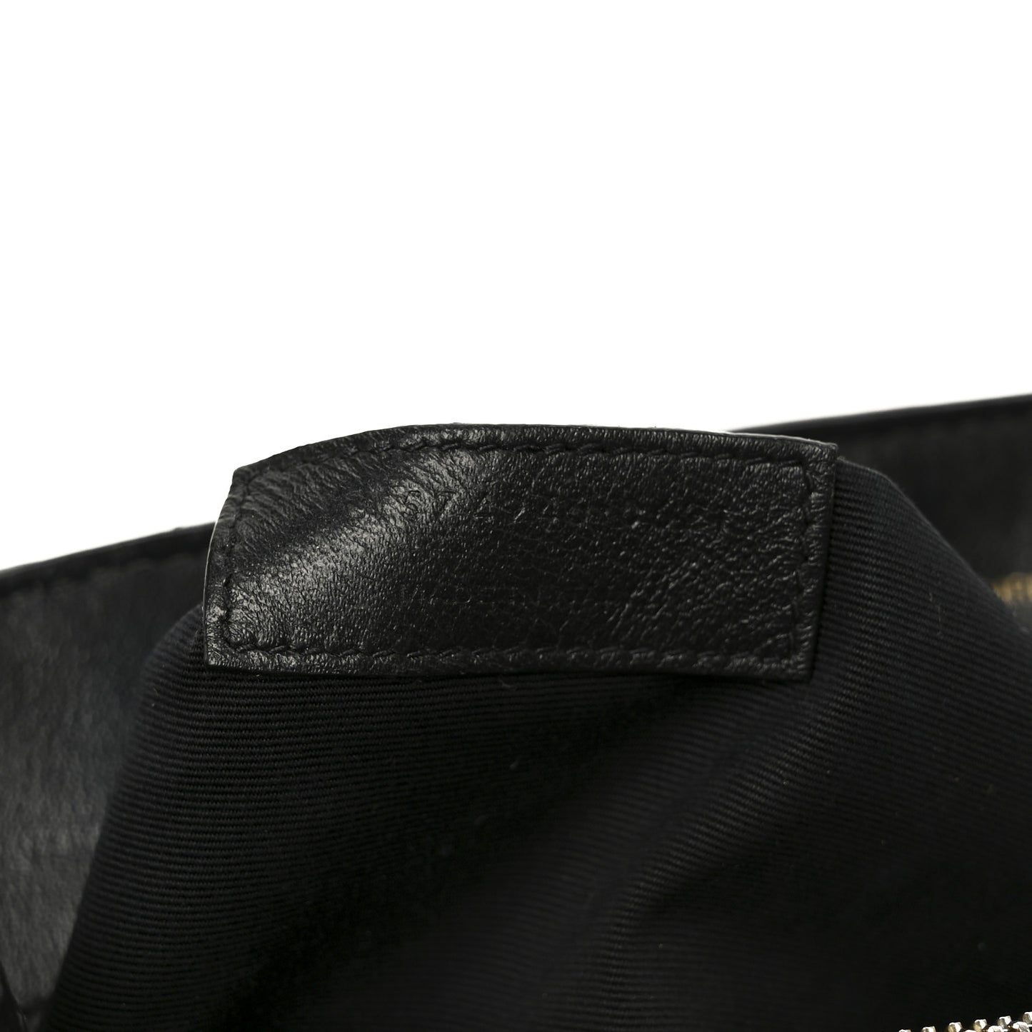 Grain de Poudre Calfskin Y Quilted Monogram Medium Loulou Chain Satchel Black