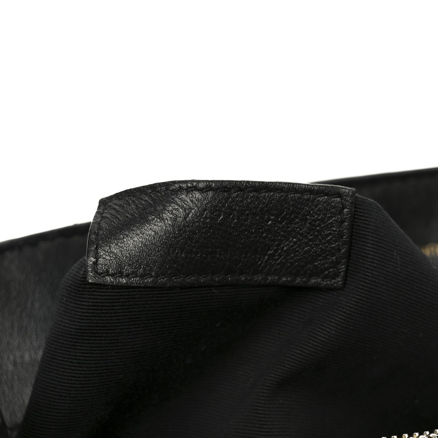 Saint Laurent Grain de Poudre Calfskin Y Quilted Monogram Medium Loulou Chain Satchel Black 8 of 11