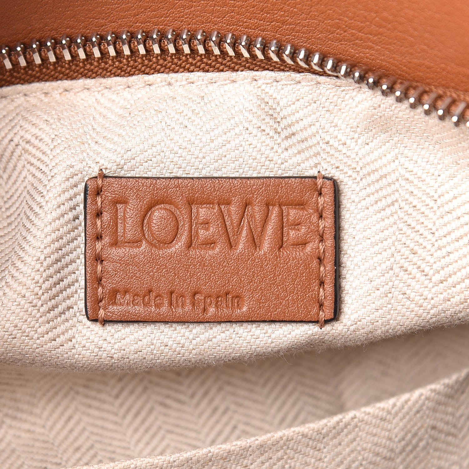 Loewe Calfskin Small Puzzle Bag Tan 8 of 12