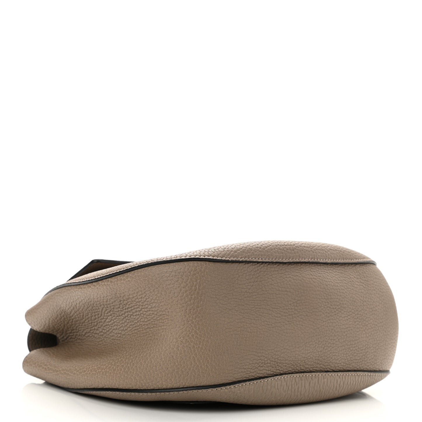Grained Lambskin Large Drew Shoulder Bag Motty Grey