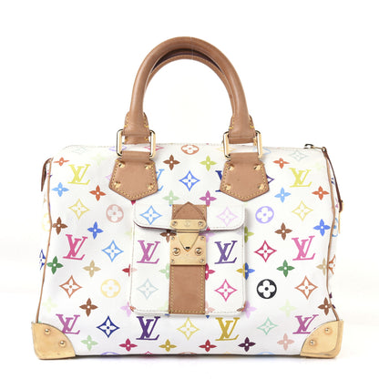 Louis Vuitton Monogram Multicolor Speedy 30 White 1 of 27