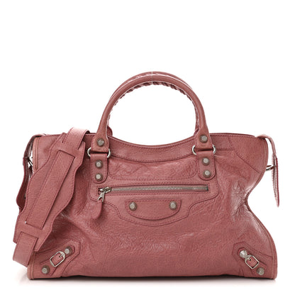 Balenciaga Agneau Giant 12 Silver Hardware City Rose Bruyere 1 of 10