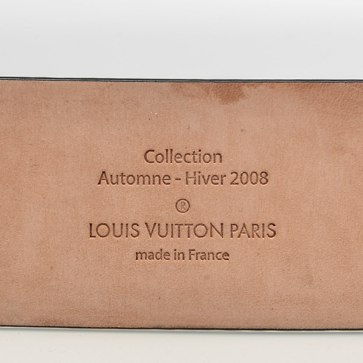 Calfskin Embossed Embossé Belt 90 36 Black