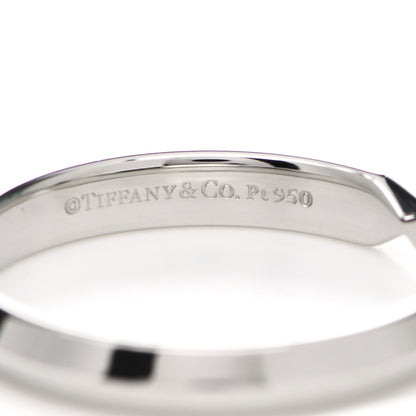 Tiffany Platinum 3mm Nesting Narrow Band Ring 57 8 4 of 5