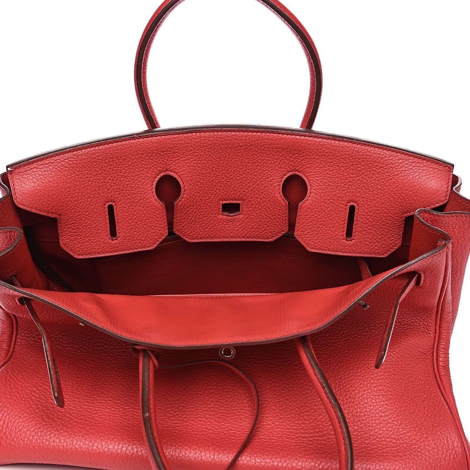 Hermes Taurillon Clemence Birkin 35 Bougainvillea 18 of 35