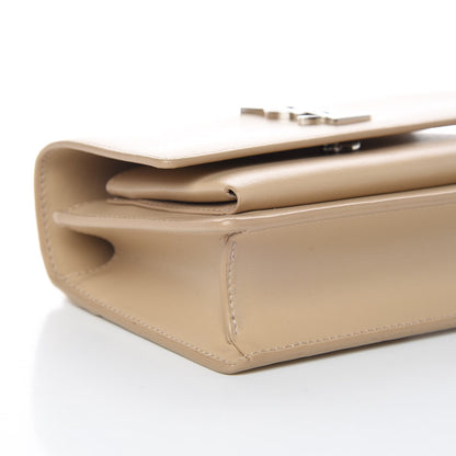 Saint Laurent Calfskin Monogram Sunset Chain Wallet Nude Powder 5 of 11