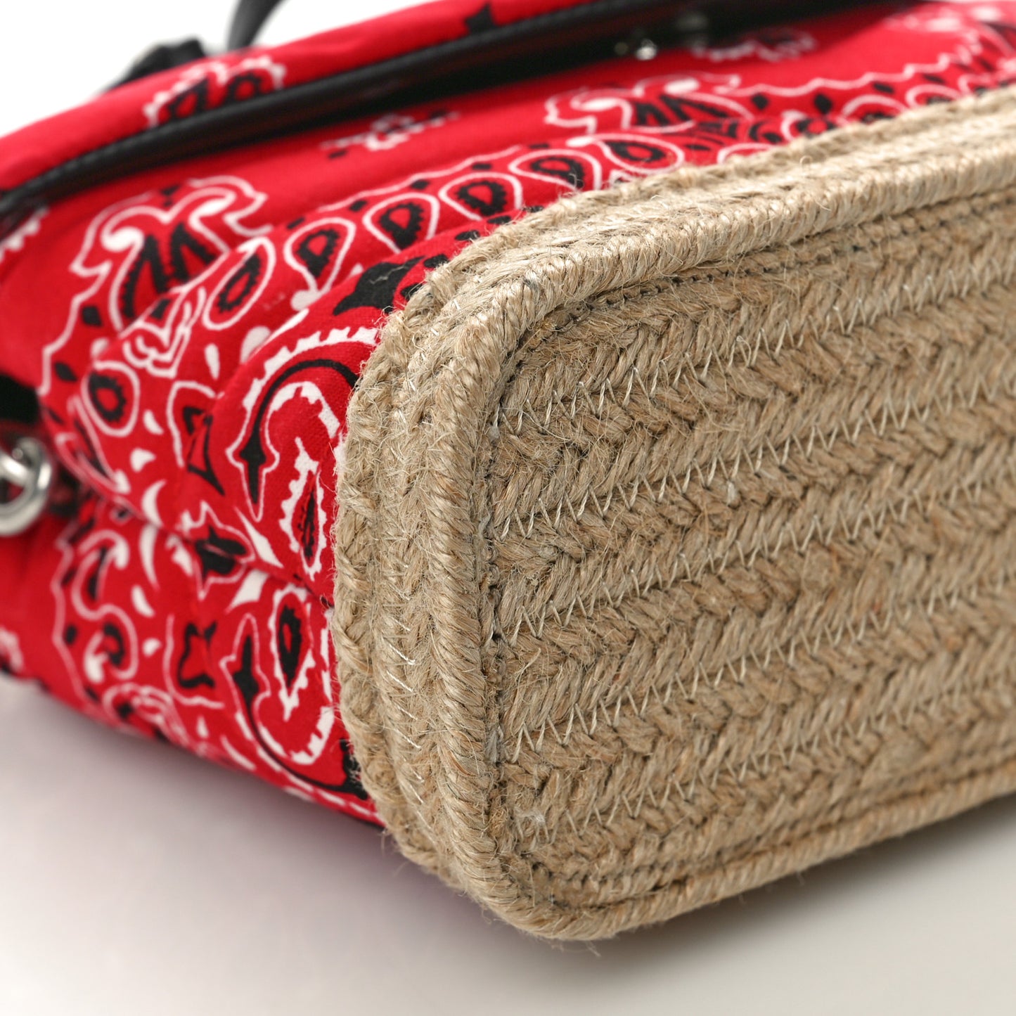Cotton Bandana Y Quilted Monogram Toy Loulou Crossbody Bag Red