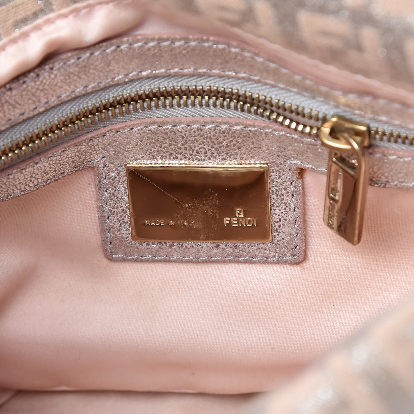 Metallic Jacquard Zucchino Baguette Pink