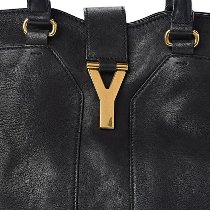 Saint Laurent Sheepskin Medium Cabas ChYc Black 10 of 16