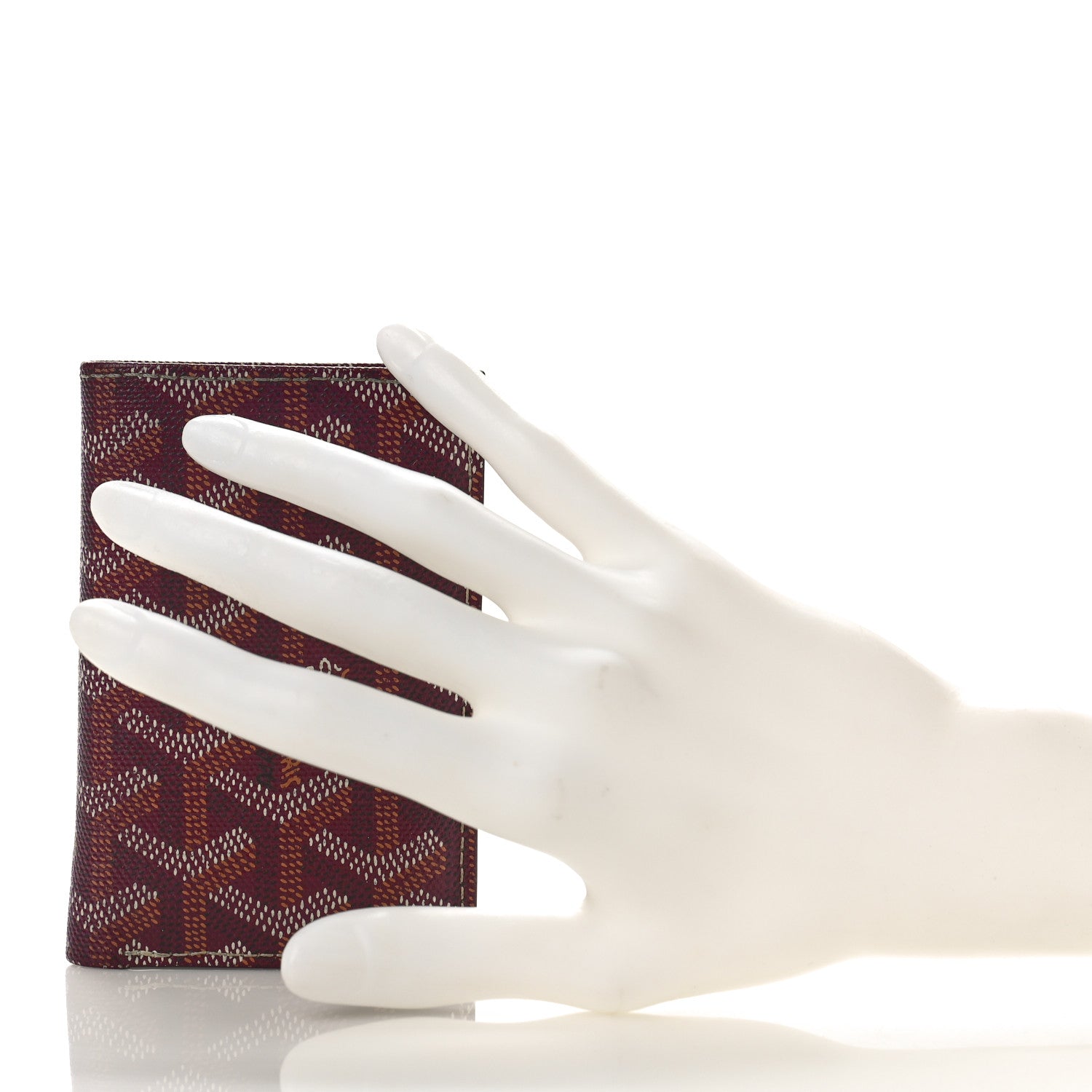 Goyard Goyardine Saint Pierre Card Holder Bordeaux 2 of 10