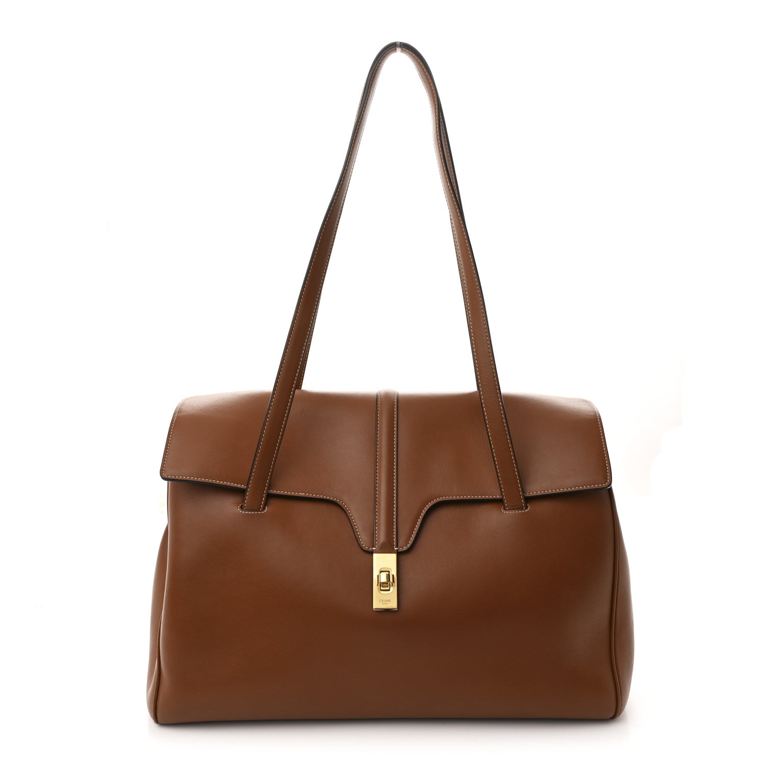 Celine Calfskin Large Soft 16 Bag Tan 1 of 12