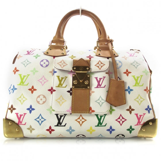 Louis Vuitton Monogram Multicolor Speedy 30 White 1 of 10