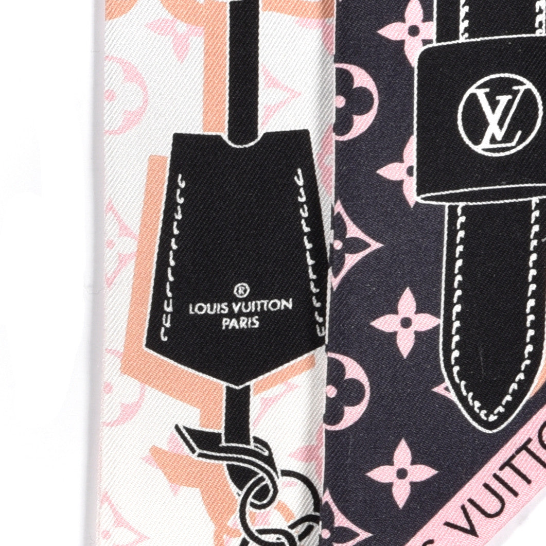 Louis Vuitton Silk Monogram Rising Confidential BB Bandeau Black Rose 3 of 4