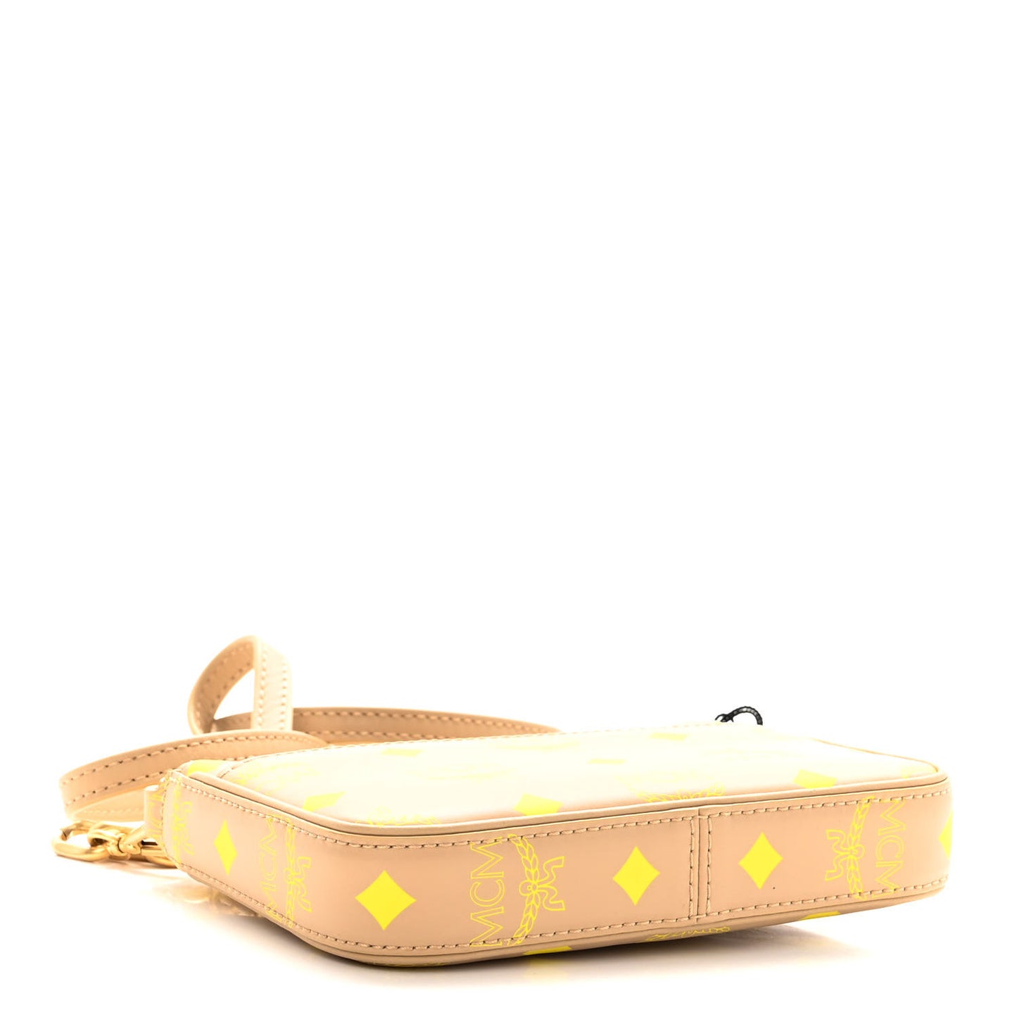 Calfskin Color Splash Mini Pouch on Chain Croissant