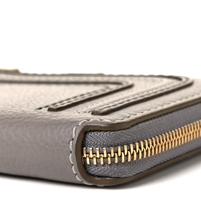 Chloe Calfskin Marcie Long Zip Around Wallet Cashmere Grey 8 of 10