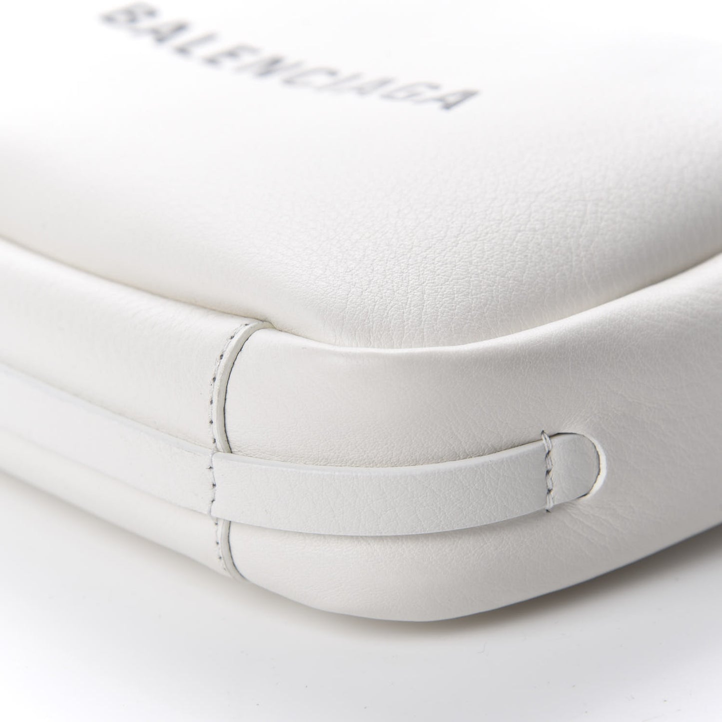 Calfskin Logo S Everyday Camera Bag White
