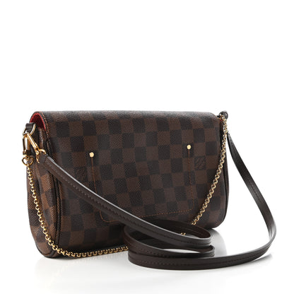Louis Vuitton Damier Ebene Favorite MM 3 of 11