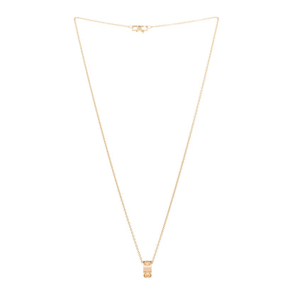 Louis Vuitton 18K Yellow Gold Empreinte Pendant Necklace 3 of 6