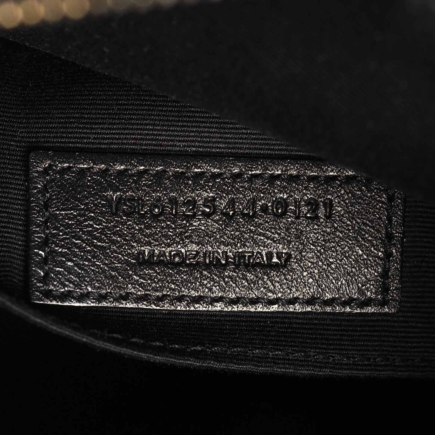 Calfskin Matelasse Monogram Lou Camera Bag Black